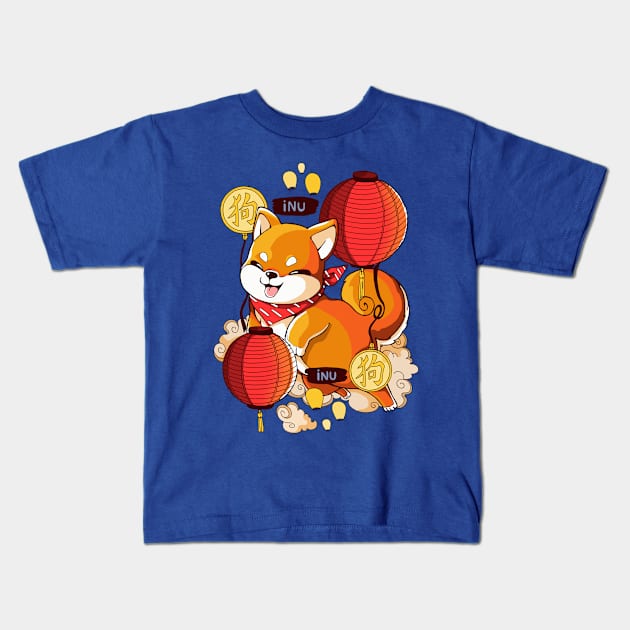 Inu Kids T-Shirt by Vallina84